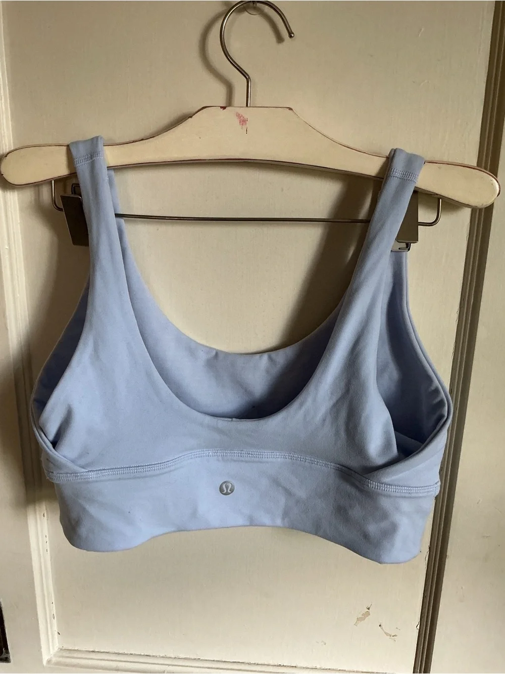 lululemon athletica Light Blue Scoop-Neck Bralette